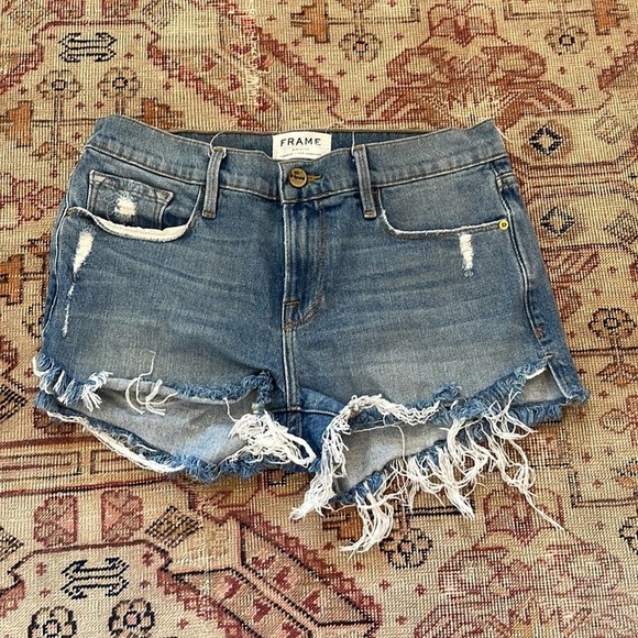 FRAME Denim Le Cut Off Short size 26 - Picture 5 of 9
